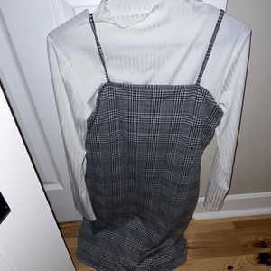 Large fashion nova long sleeve shirt and dress set